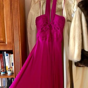 Only worn once Nicole Miller Signature Silk Gown